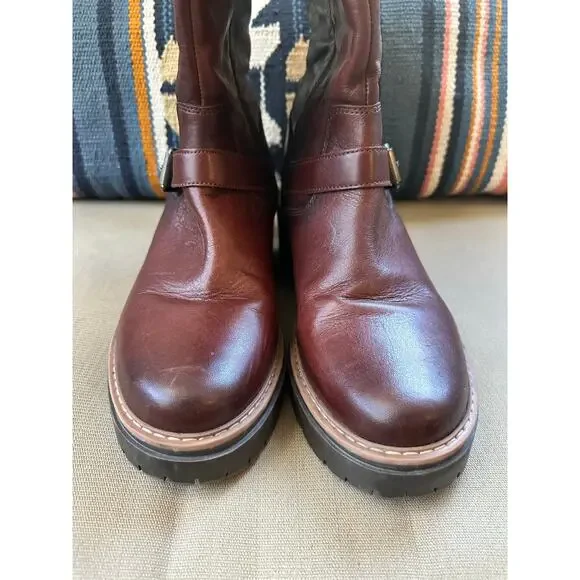 Naturalizer W’s Jagger Mid-Calf Lug Sole Boots in DK. Brown Size 10 - Picture 7 of 9